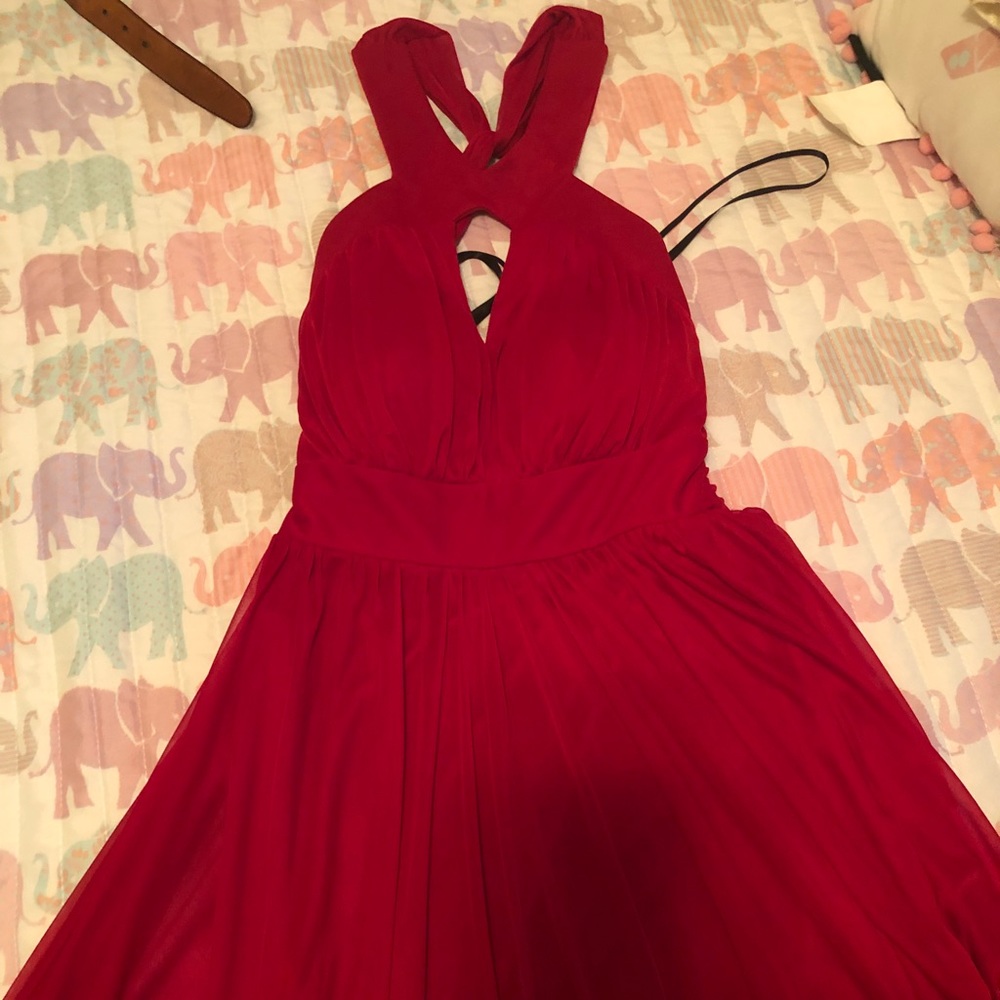 Red dress